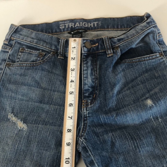 New York & Co Mid Rise Straight Leg Tall 0 - Picture 6 of 10